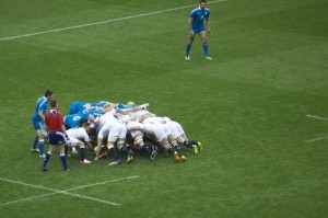 Care feeds in at a scrum